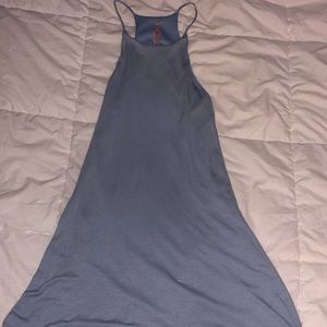 Blue mini dress